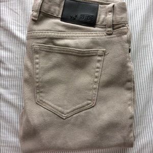 Rude Tan Skinny Jeans 30x30